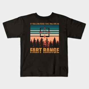 If you can read this you are in fart rang Kids T-Shirt